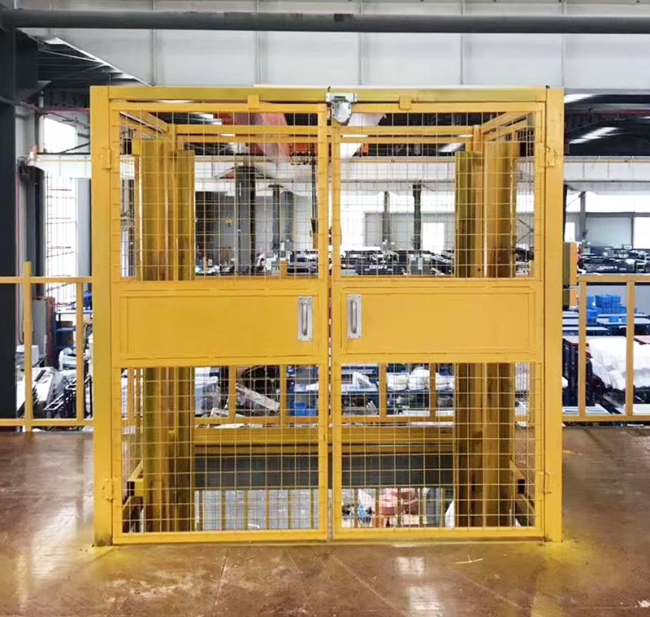 石家庄智能导轨式升降机亮相